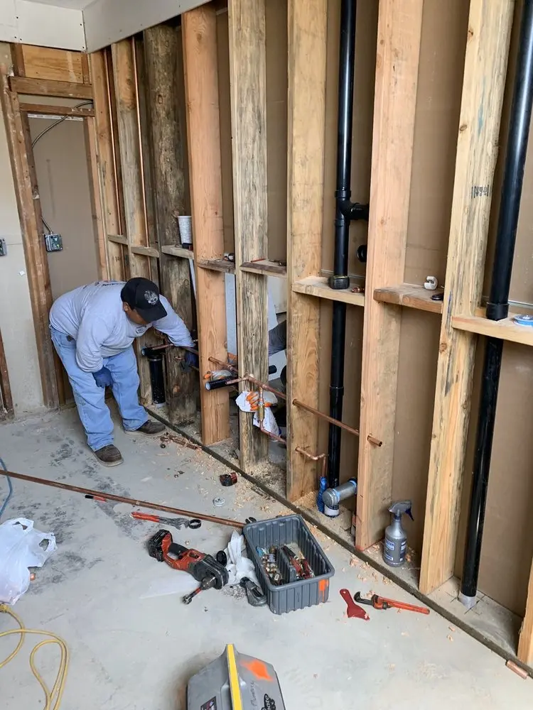 Commercial rough-in plumbing for Water Heater Replacement in Seventh Avenue